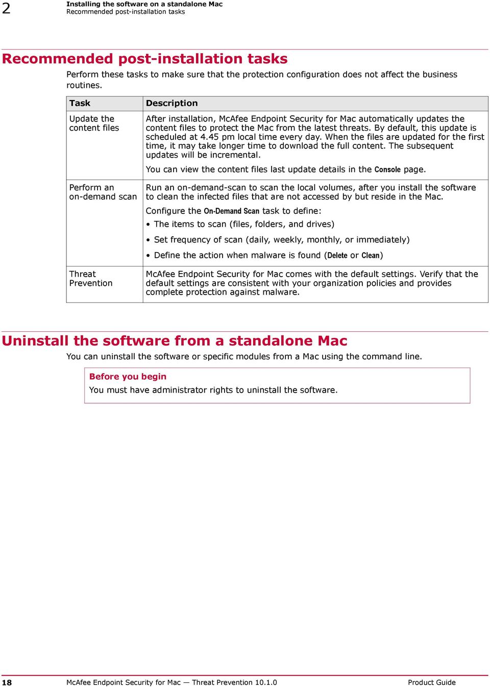 uninstall mcafee endpoint protection for mac